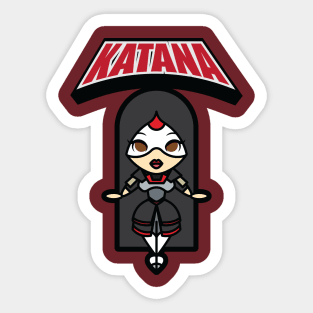 DC Super Hero Girls Katana Tooniefied Sticker